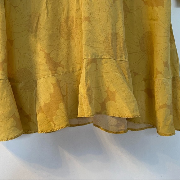 Realisation Par Mary Jane Silk Sunflower Dress Size Small - Picture 5 of 10
